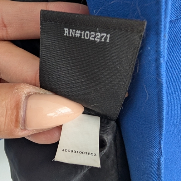 Rock & Republic royal blue tuxedo blazer - Picture 4 of 10